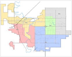 Ward 4 Map in Bartlesville